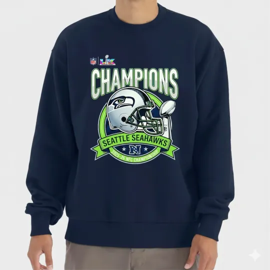 Seattle Seahawks  2025-26 NFC Championship Sweatshirt