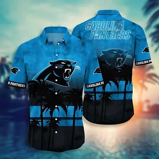 Discover Carolina Football Midnight Tropics Hawaiian, Gift For Fans, Gift For Friends