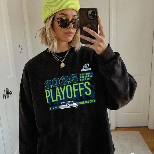 Seattle Seahawks 2025 N.F.L Playoffs Ready Sweatshirt