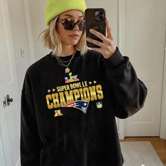 Discover New England Patriots 7-Time Super Bowl Champions Sweatshirt