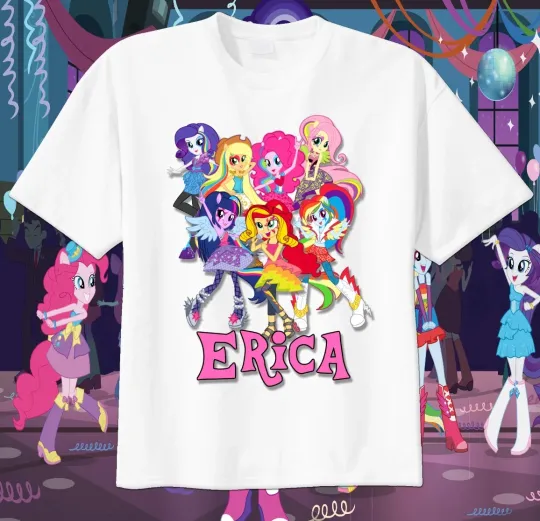 Discover Equestria Girls T-shirt Custom Birthday Gift MLP Clothing