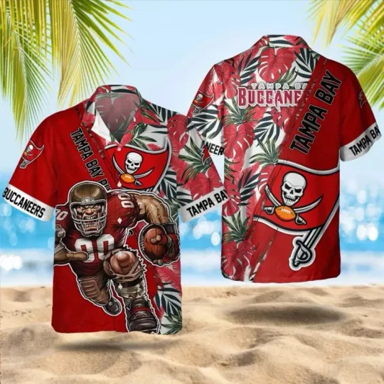 Discover Tampa Bay Football Pirate Palms Hawaiian Shirt Of Gift For Fans