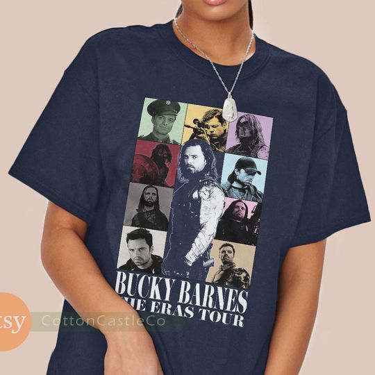 BUCKYY Bn Bn Barnes Winter Soldier T-Shirt Superhero Poster Concert Style Men Women