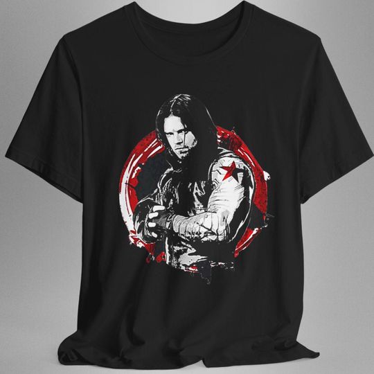 Winter Soldier Shirt, Distressed BUCKYY Bn Bn Barnes Tee, Sebastian Stan T-shirt