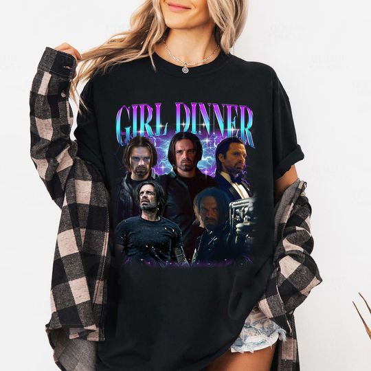 Discover BUCKYY Bn Barnes Thunderbolts Shirt: Girl Dinner Unisex Tee