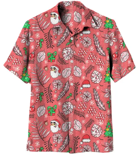 Discover Wes and Willy Mens Christmas Hawaiian Shirt Vintage Floral