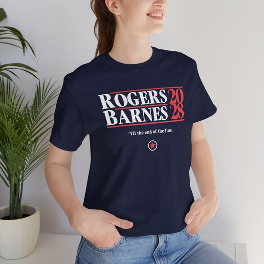 Discover Rogers-Barnes 2028 Stucky T-Shirt | Til the end of the line