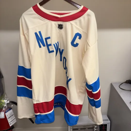 Discover New York Rangers 2026 Winter Classic Fanatics Authentic Pro Jersey FAP NWT Sz 52