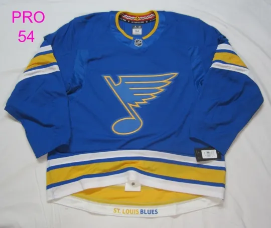 size 54 St. Louis Blues Fanatics Authentic PRO NHL Hockey Jersey Home