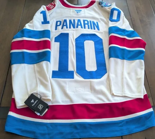 New York Rangers Artemi Panarin Winter Classic Fanatics Premium Jersey Sz 54