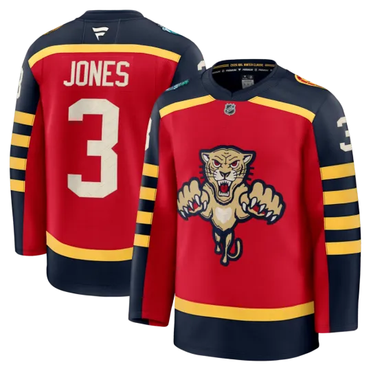Florida Panthers Seth Jones Fanatics Red 2026 Winter Classic Premium NHL Jersey