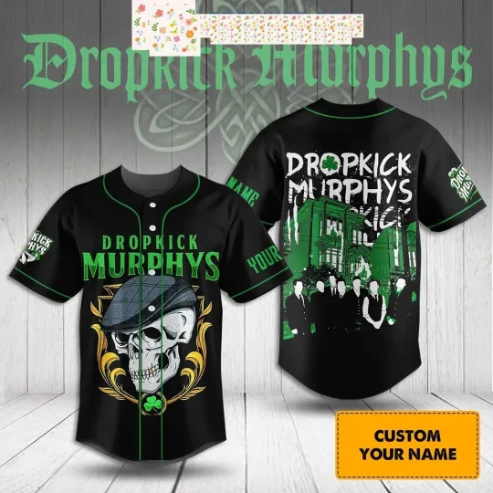 Discover Custom Dropkick Murphy Music Love Fan Baseball Jersey