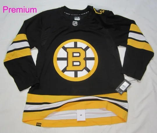 Boston Bruins size 50  Home Black Fanatics Premium NHL Hockey Jersey 2025 2026