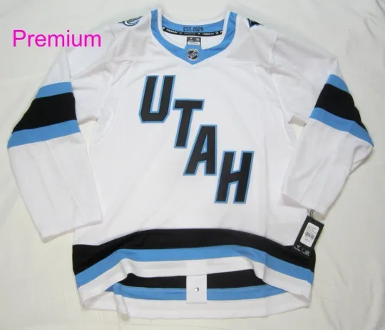 Discover Utah Mammoth size 60 away white Fanatics Premium NHL Hockey Jersey 2025 2026