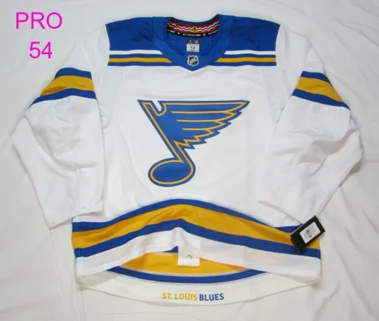 size 54 St. Louis Blues Away Fanatics Authentic PRO NHL Hockey Jersey 2025  2026