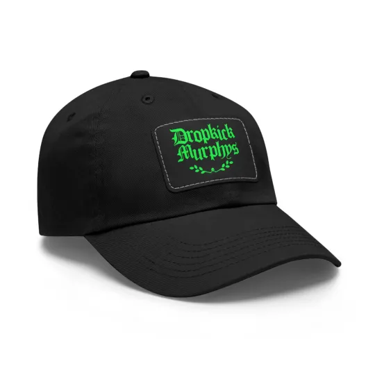 Discover DROPKICK MURPHYS Design Dad Hat with Leather Patch