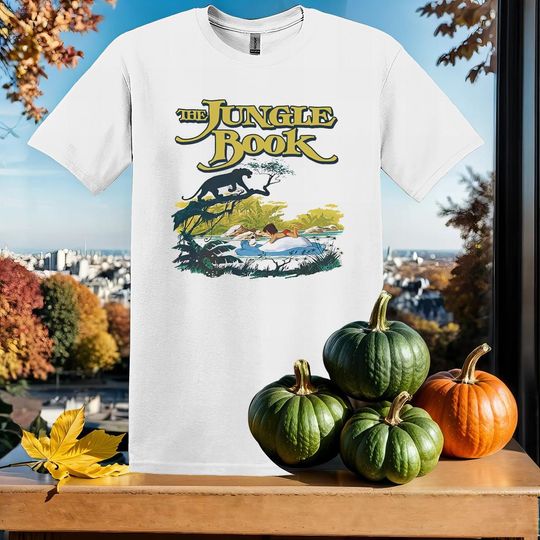 Discover Disney The Jungle Book Mowgli T-Shirt Tshirt T Shirt Hoodie Unisex Men Women Kids (S-5XL) | Gildan Top for Boys & Girls SX377