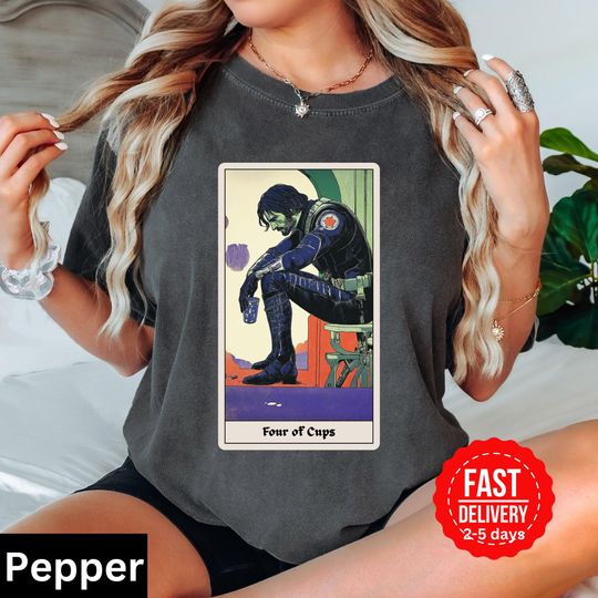 Discover Winter Soldier Tarot Card Shirt | Avengers Comfort Colors Tee