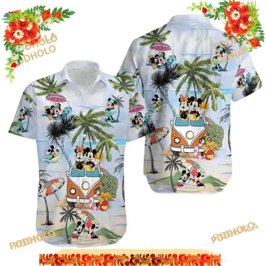 Discover Disney Mickey Mouse Hawaiian Shirt for Fans