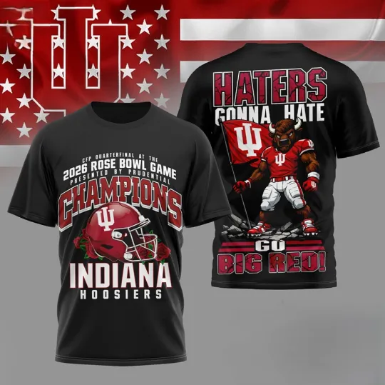 Indiana Hoosiers Ncaa 2026 Rose Bowl Champions Shirt