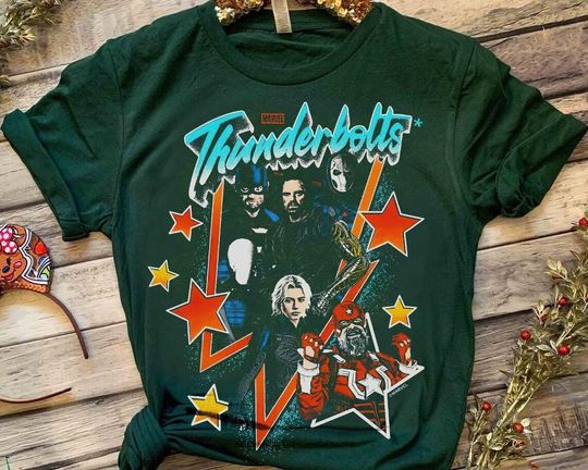 Discover Vintage Thunderbolts Comfort Colors Shirt, Marvel MCU Fans Gift Tee, Yelena Belova Shirt, BUCKYY Bn Barnes Winter Soldier Tee, Marvel Movie Tee