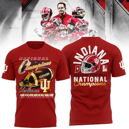 Discover Indiana Hoosiers National Champions 2026 CFP Football Shirts