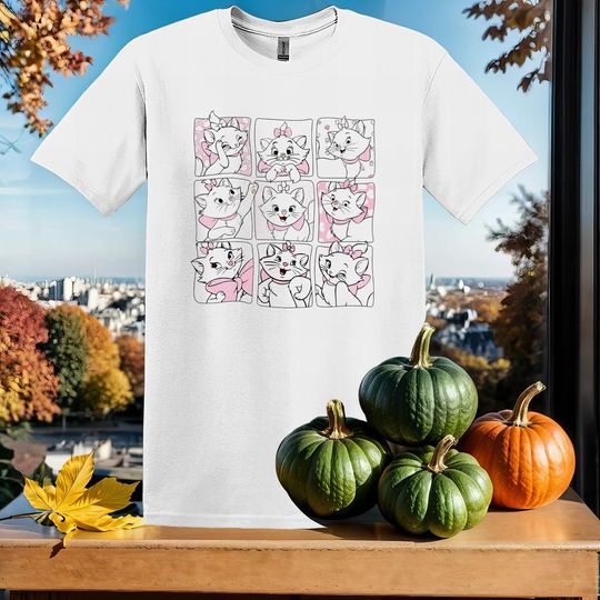 Discover Disney The Aristocats Marie Cat T-Shirt Tshirt T Shirt Hoodie Unisex Men Women Kids (S-5XL) | Gildan Top for Boys & Girls SX364
