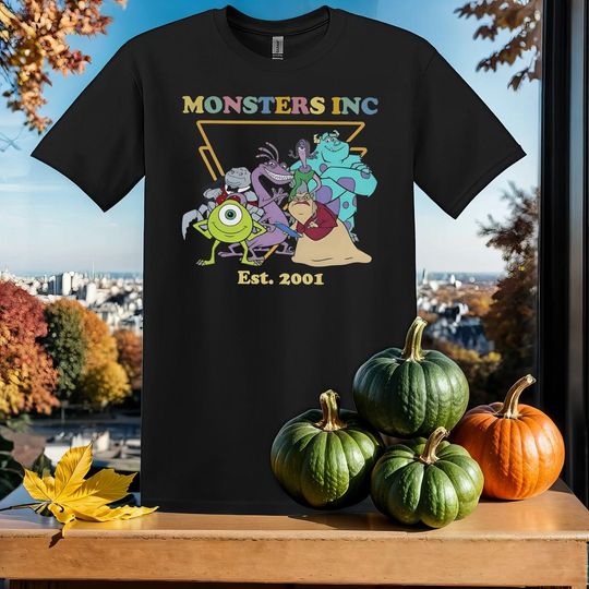 Discover Pixar Monsters Inc. Characters T-Shirt Tshirt T Shirt Hoodie Unisex Men Women Kids (S-5XL) | Gildan Top for Boys & Girls SY560
