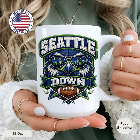 Seattle Seahawks Mug, Seattle Seahawks Merch Tastes Like Seahawks Win Mug,Lucky Football Gift for him fan,Win Seahawks sports decor gift