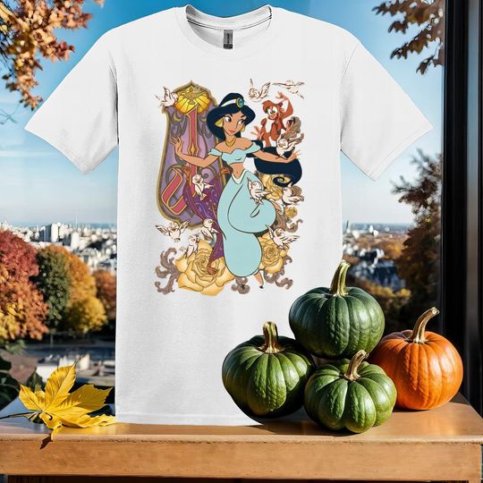 Discover Disney Aladdin Jasmine Princess T-Shirt for Boys & Girls