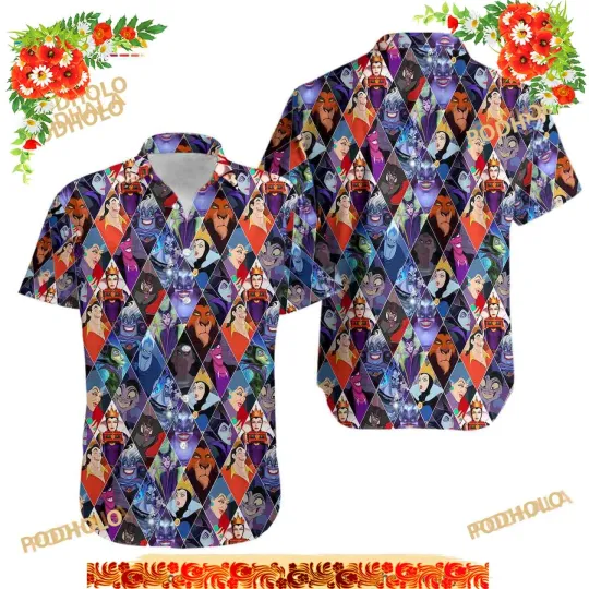 Discover Disney Villain Hawaiian Shirt