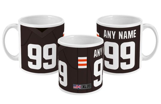 Cleveland Browns 2022 Theme Personalised Jersey 11oz Mug