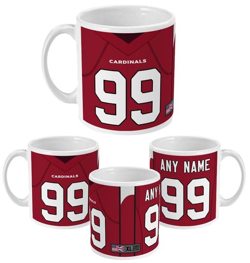 Arizonna Cardinals 2021 Theme Personalised Jersey 11oz Mug