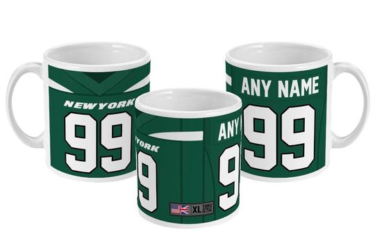 Discover New York Jets 2021 Theme Personalised Jersey 11oz Mug