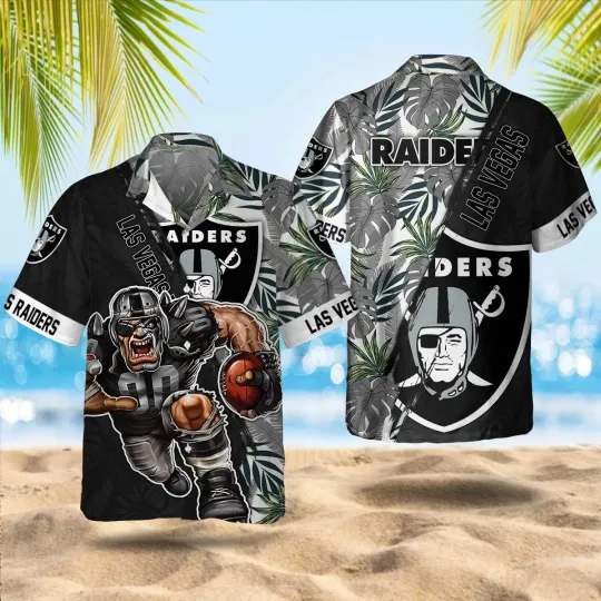 Discover Las Vegas Football Jungle Charge Hawaiian Shirt