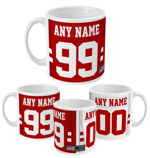 San Francisco 49ers 2021 Theme Link Up Home Road Jersey 11oz Mug