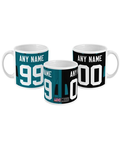 Jacksonville Jaguars 2021 Theme Link Up Home Road Jersey 11oz Mug