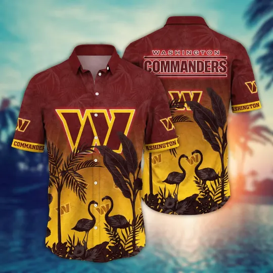 Discover Washington Football Hawaiian Shirt Beach Ballstime