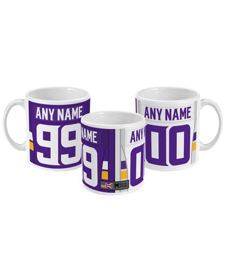 Minnesota Vikings 2021 Theme Link Up Home Road Jersey 11oz Mug