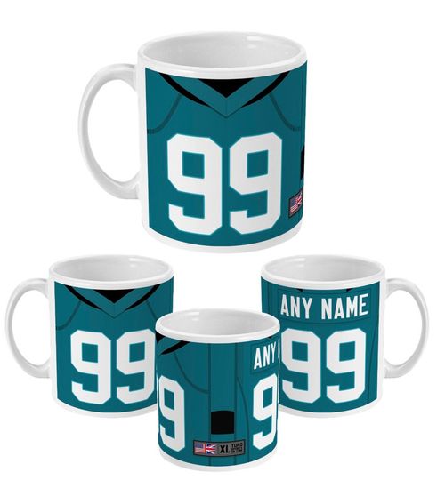 Jacksonville Jaguars 2021/22 Theme Personalised Jersey 11oz Mug
