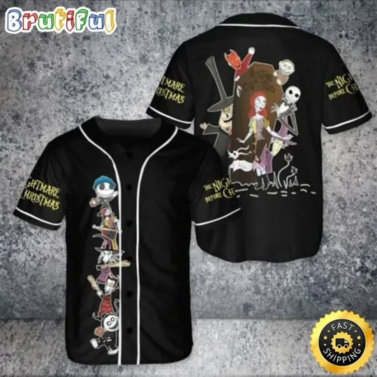 Discover Jack Skellington Halloween Baseball Jersey Shirts