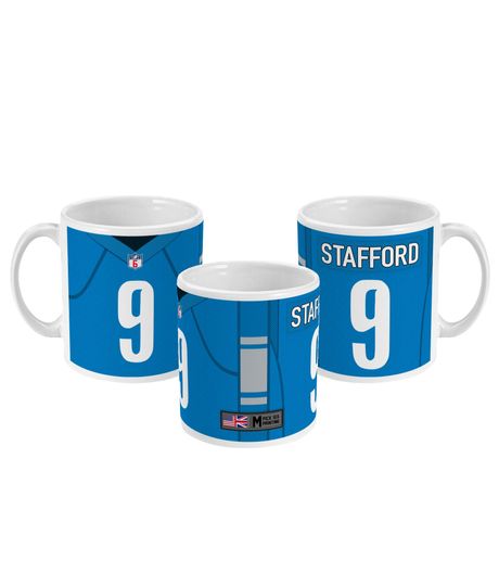 Detroit Lions 2021/22 Theme Personalised Jersey 11oz Mug