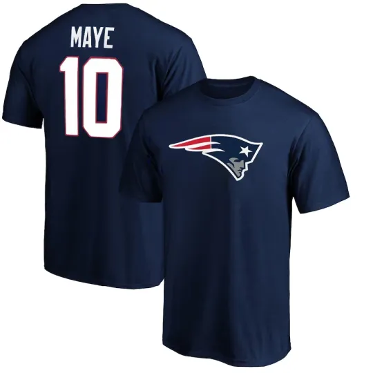 New England Patriots Drake Maye #10 T Shirt
