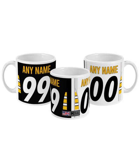Pittsburgh Steeler 2021 Theme Link Up Home Road Jersey 11oz Mug