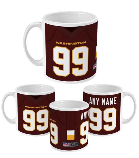 Washington Commanders 2022 Theme Personalised Jersey 11oz Mug