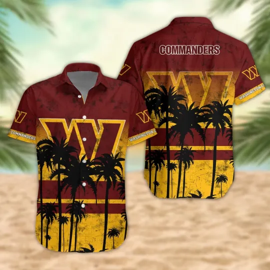 Discover Washington Football Desert Sunset Hawaiian Shirt Of Gift For Fans