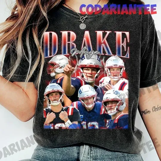 Discover Drake Maye Vintage T-Shirt