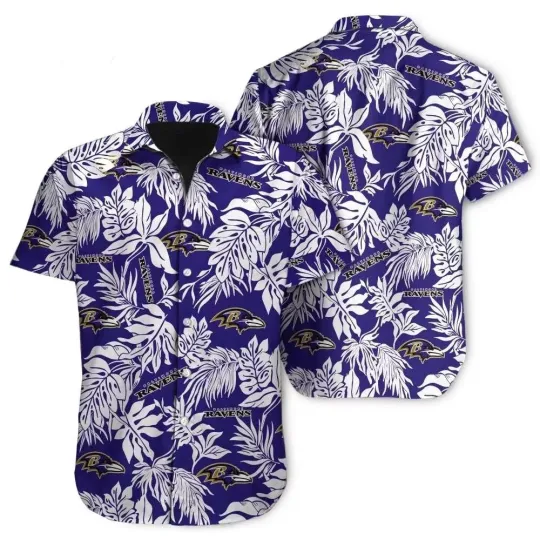 Discover Baltimore Football Tropical Paradise Hawaiian, Gift For Friends