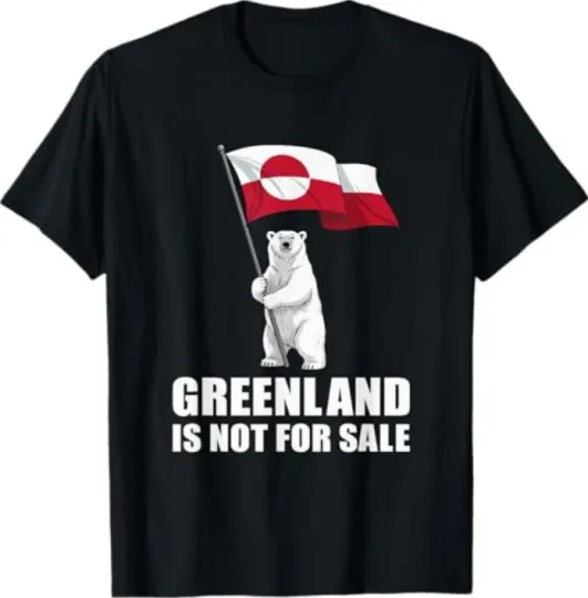 Discover Greenland Flag Bear T-Shirt
