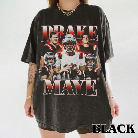 Discover Drake Maye Vintage Bootleg Shirt, Drake Maye Shirt